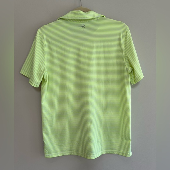 Vineyard Vines Kids Bradley Stripe Sankaty Performance Polo, Yellow/Gray, XL - Picture 2 of 6